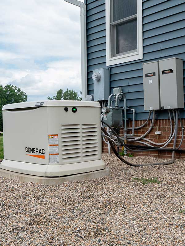 Whole-home generators provide
